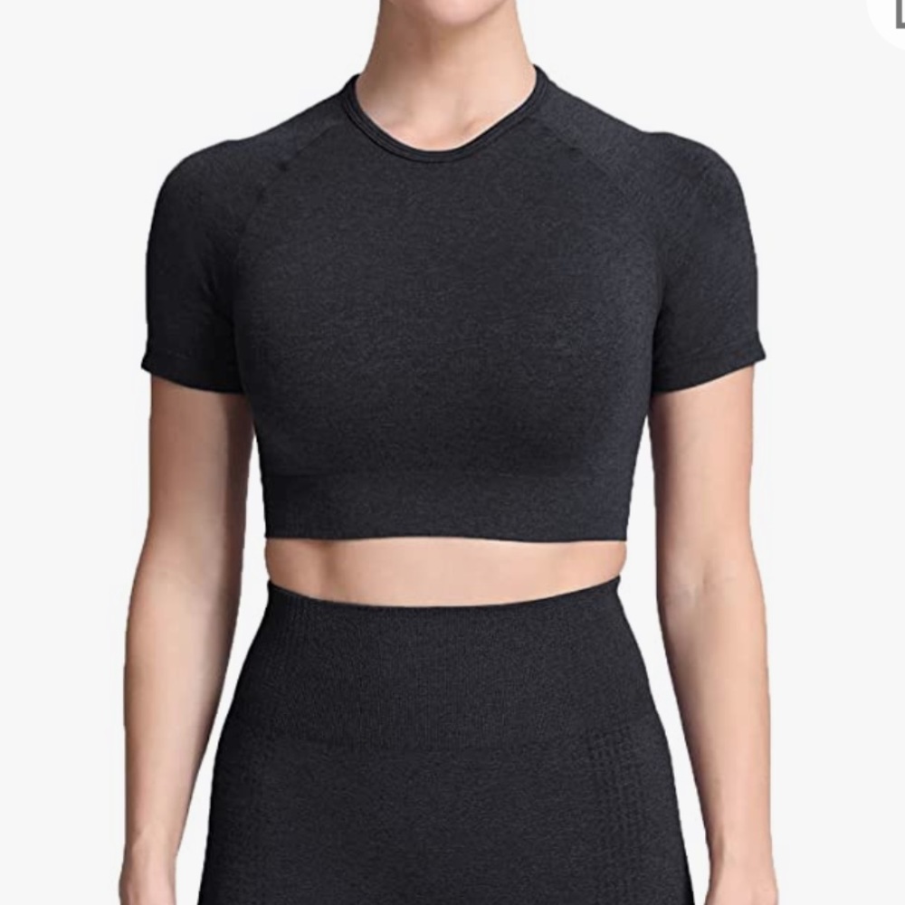 AOXJOX athletic crop top